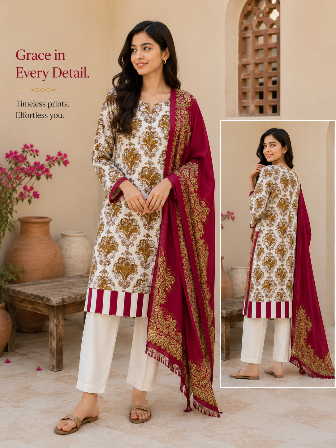 3 piece un stitched suit
